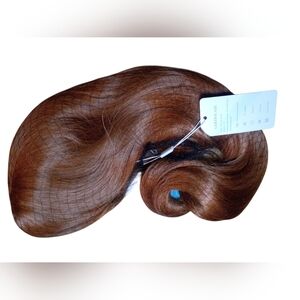 Luxurious Long Reddish Brown Hair Wig With Bangs NEW